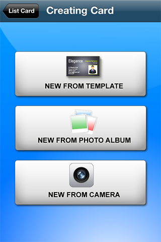 eNamecard menu